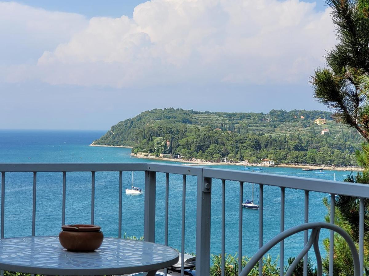 Villa Yadranka II Sea view terrace Strunjan Esterno foto